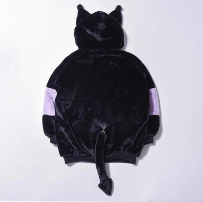 Black Kuromi Harajuku Jacket