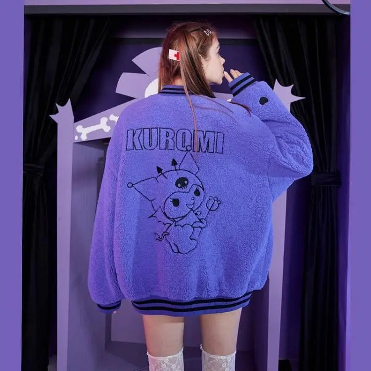 Harajuku Kuromi Baseball Jacket