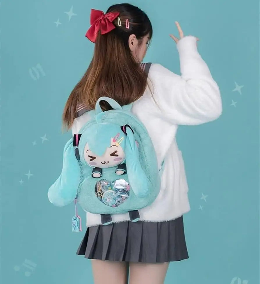 hatsune miku mini backpack Hatsune Miku Plush Backpack β πΉ JAPAN BOX