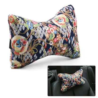 Harmonious Cranes Headrest Pillow