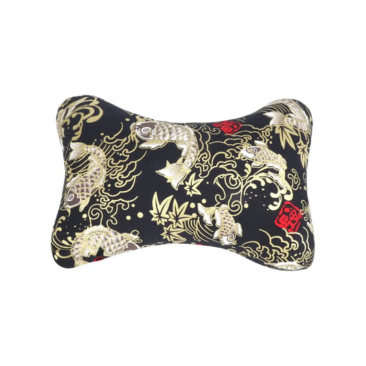 Black Koi Fish Headrest Pillow