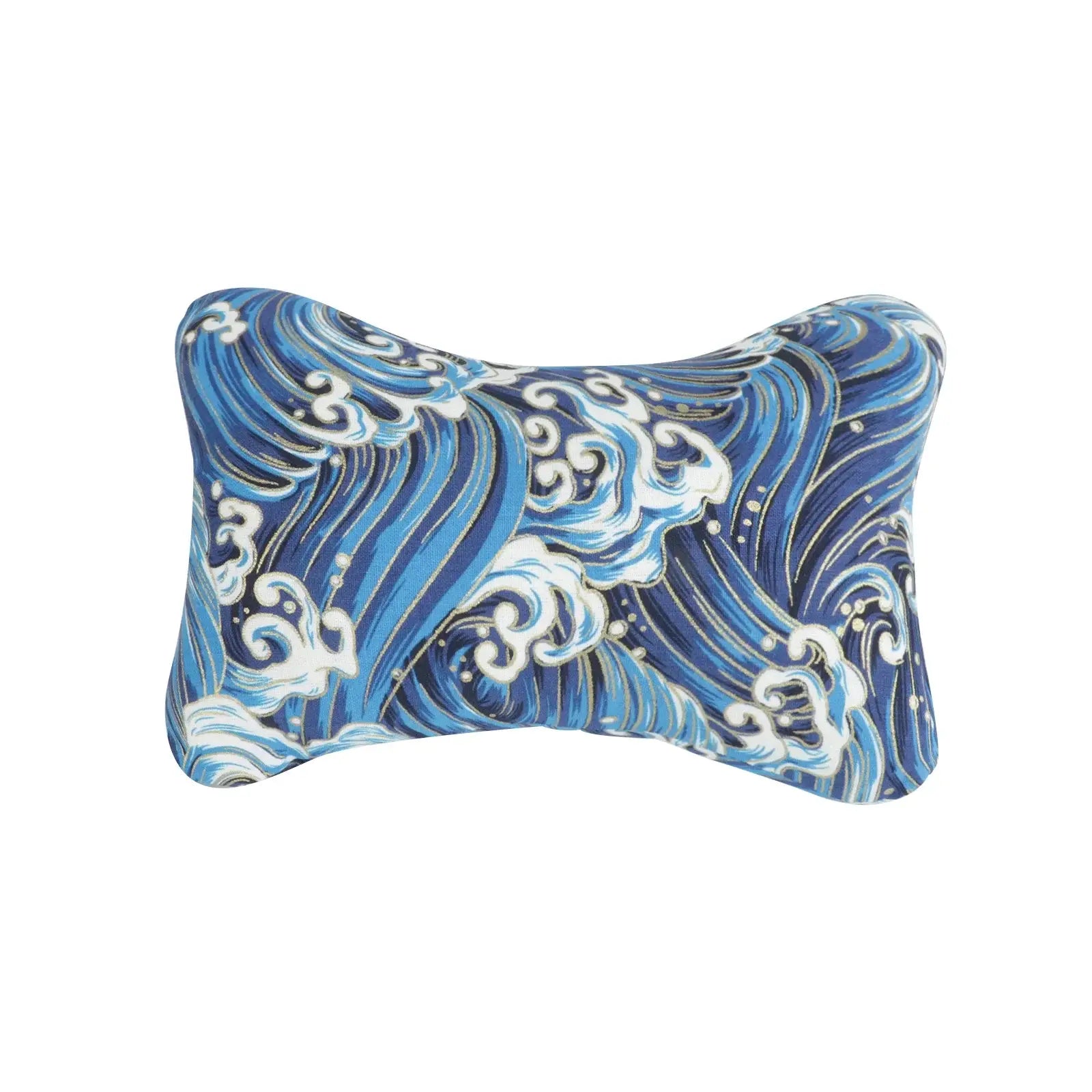 Japanese Waves Headrest Pillow