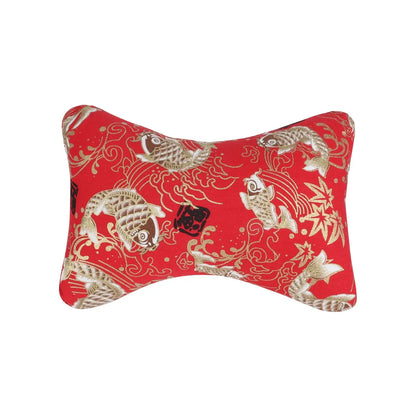 Red Koi Fish Headrest Pillow