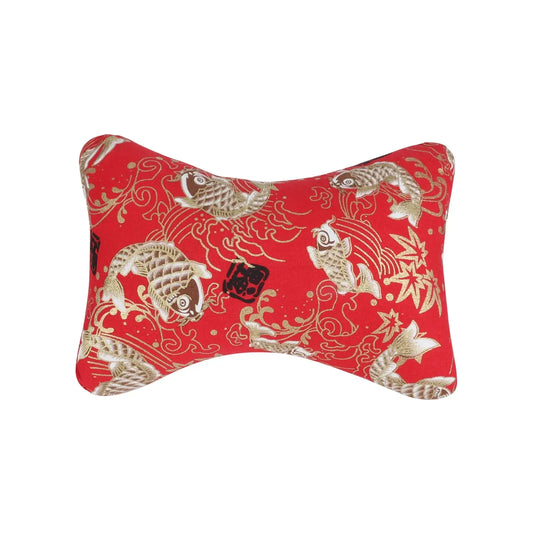 Red Koi Fish Headrest Pillow