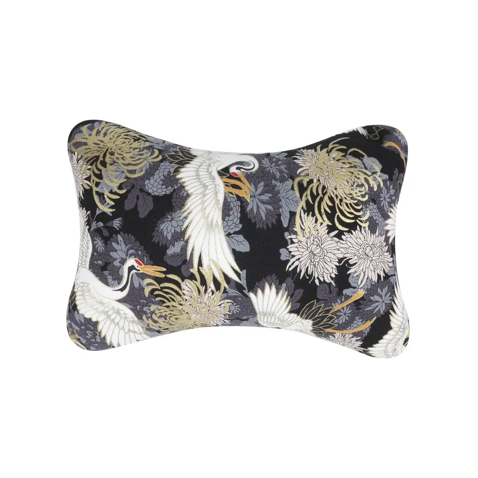 Japanese Cranes Headrest Pillow