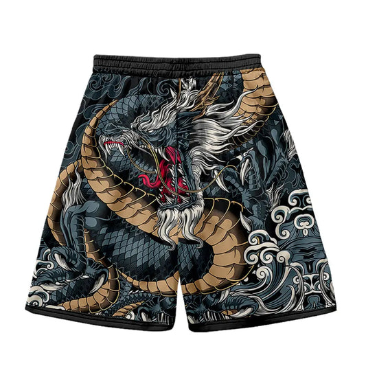 Pantalones cortos de dragón imperial