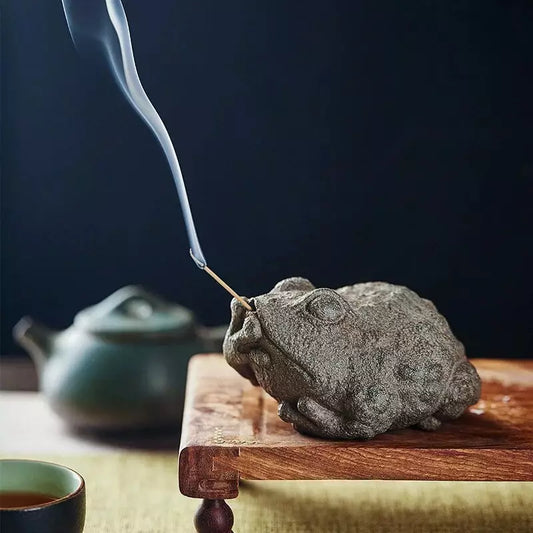 Smoking Toad Incense Burner
