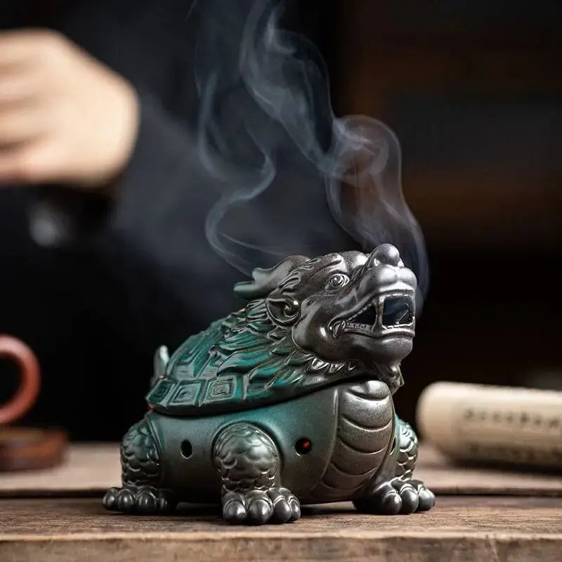 Dragon Turtle Incense Burner