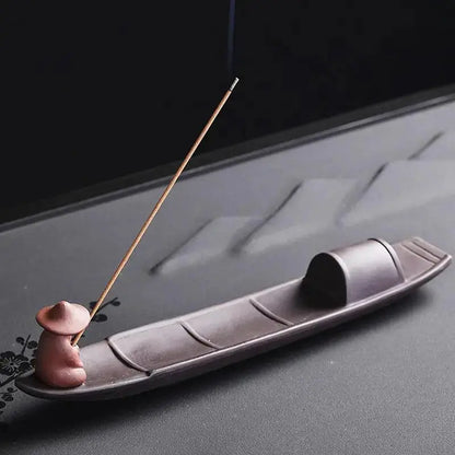 Zen Fisherman Incense Burner