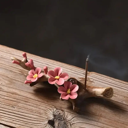 Sakura Tree Branch Incense Burner