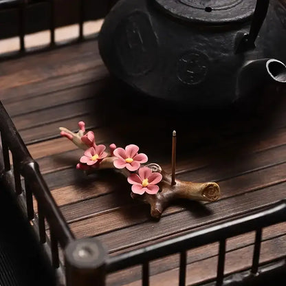 Sakura Tree Branch Incense Burner