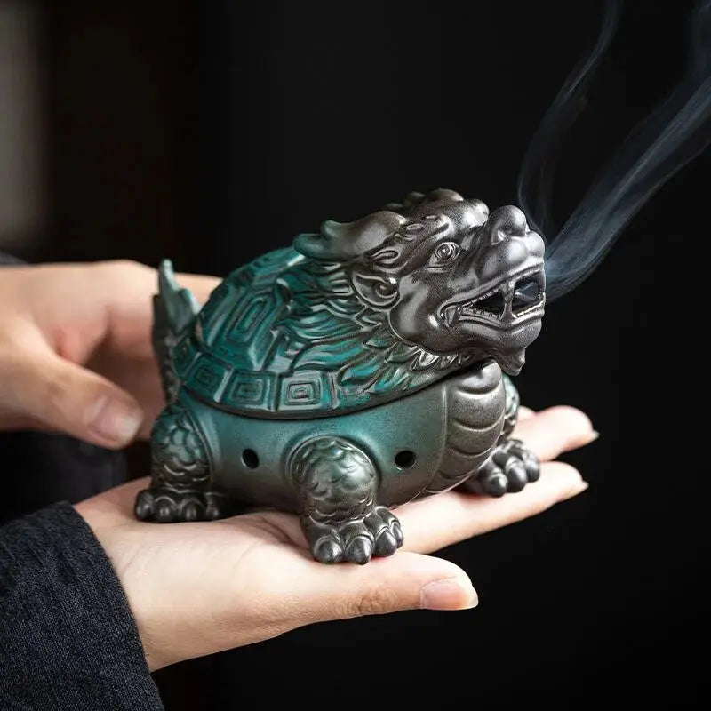 Dragon Turtle Incense Burner