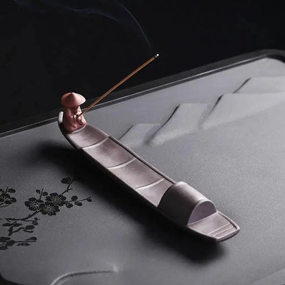 Zen Fisherman Incense Burner