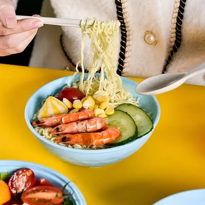 Baby Blue Ramen Bowl Set