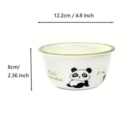 Juego de cuencos de cereales de bambú Panda