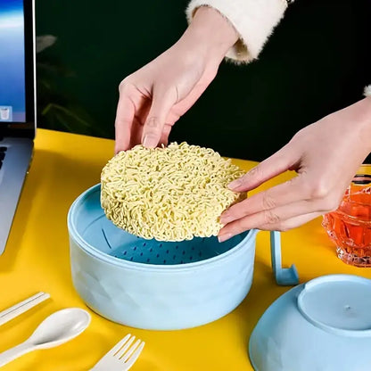 Ensemble de bols à ramen bleu bébé