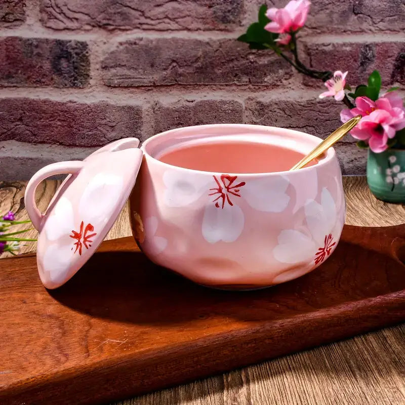 Sakura Bowl with Spoon