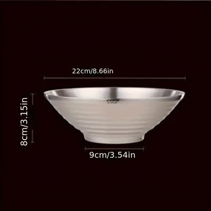 Stainless Steel Ramen Bowl