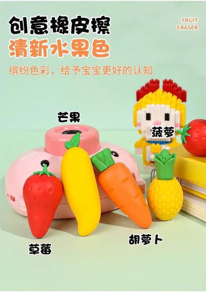 Funny Kawaii Fruits Eraser