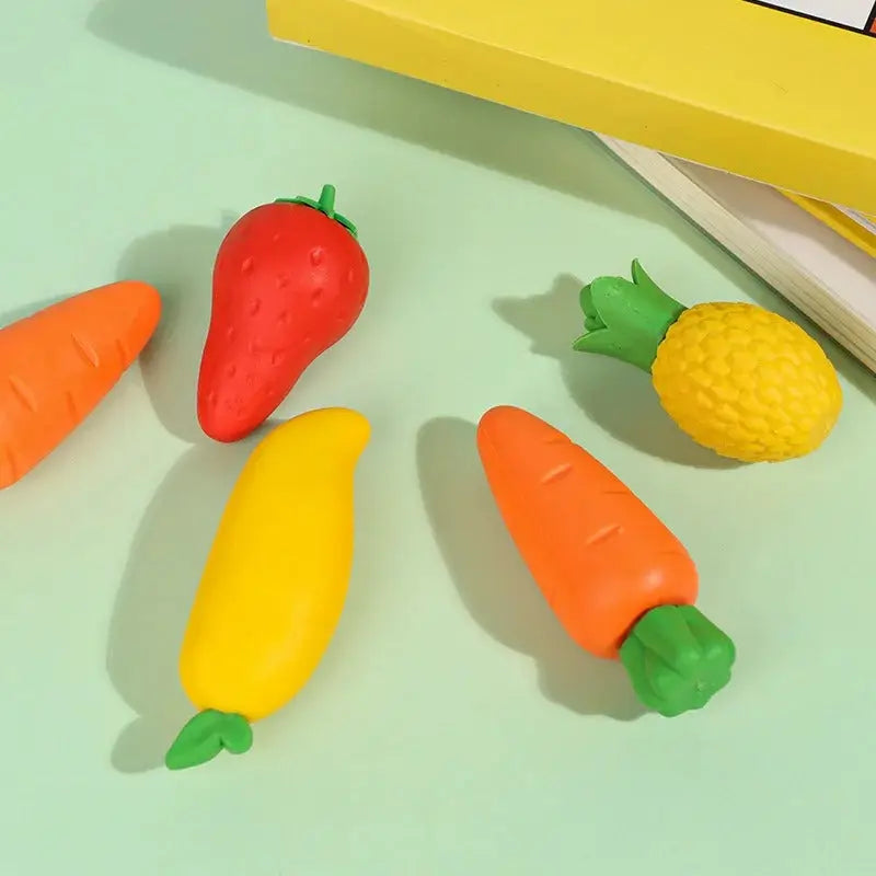 Funny Kawaii Fruits Eraser