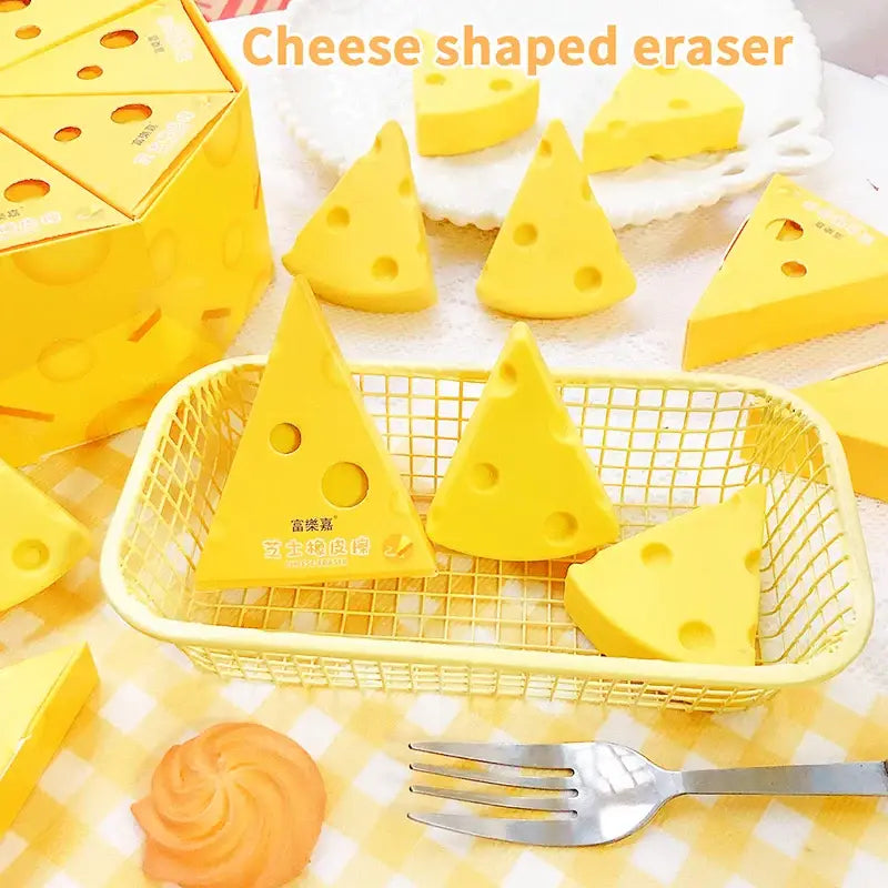 Funny Cheese Eraser