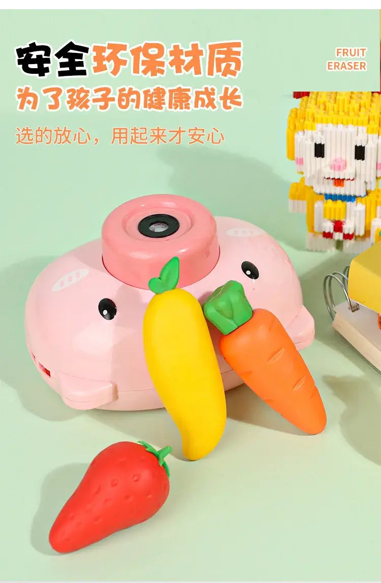 Funny Kawaii Fruits Eraser