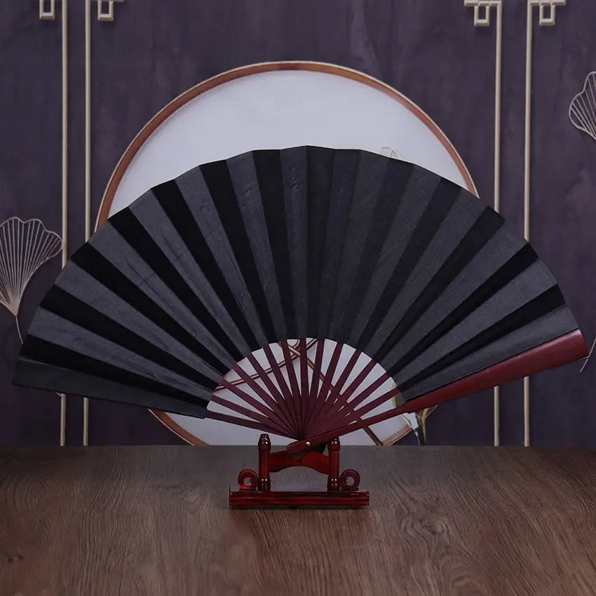 Large Black Hand Fan