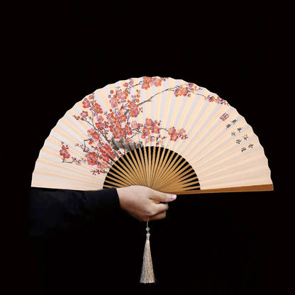 Retro Sakura Hand Fan