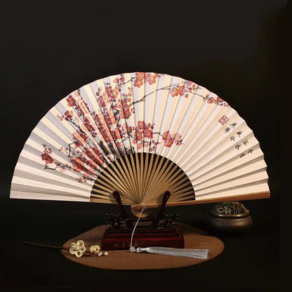 Retro Sakura Hand Fan