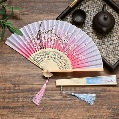 Cherry Blossom Hand Fan