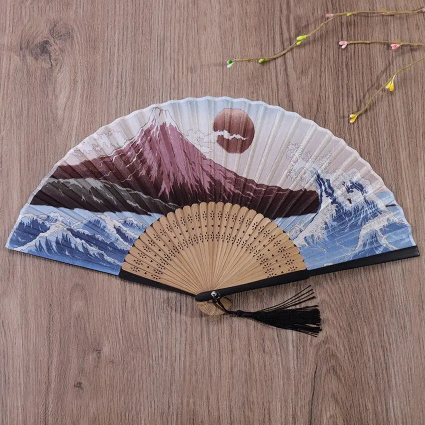 Mount Fuji Hand Fan