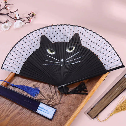 Grumpy Kitty Hand Fan