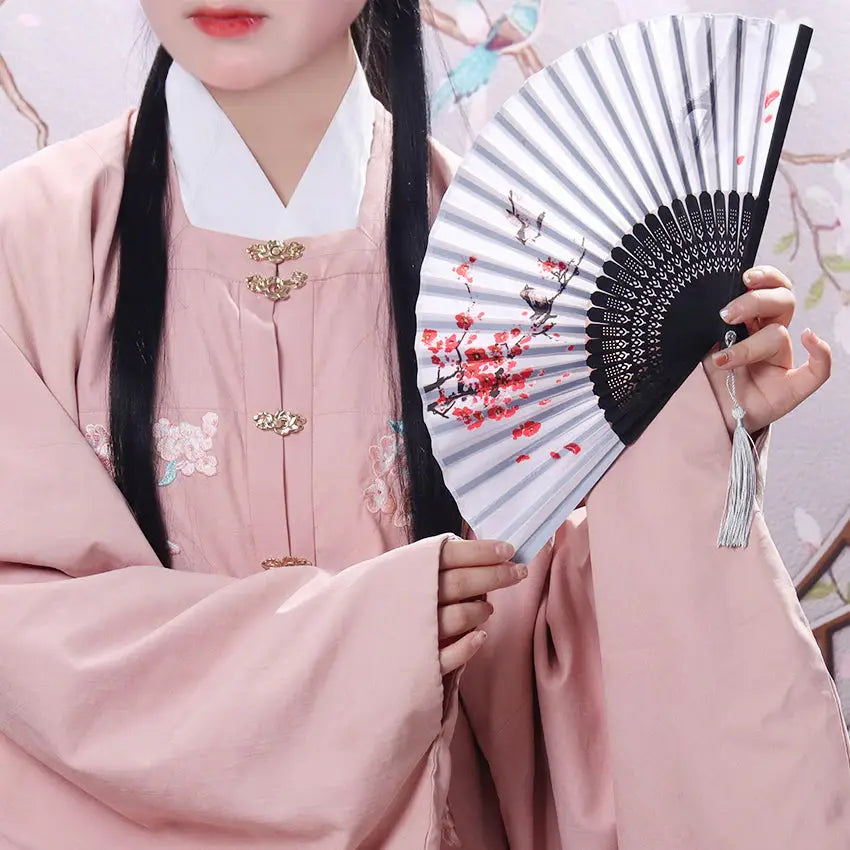 Sakura Tree Hand Fan