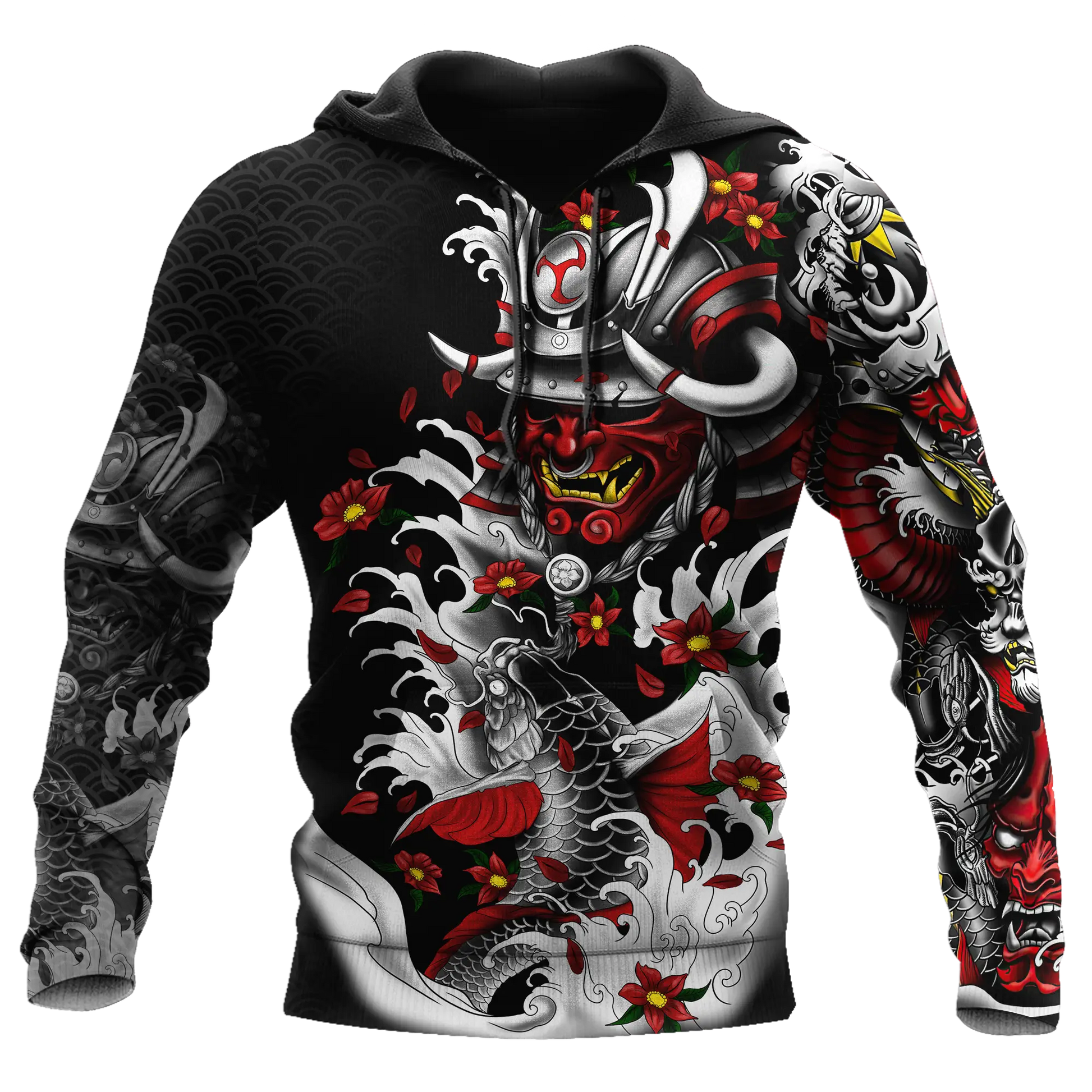 Japanese ghost 2025 print hoodie