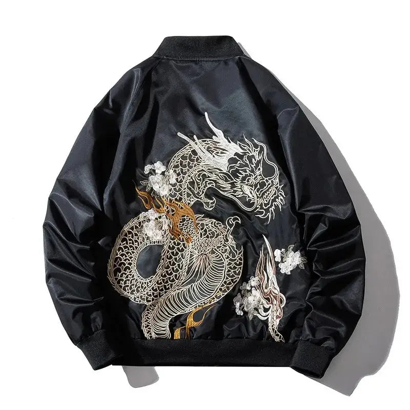 Chaqueta bomber con dragón Ryuji