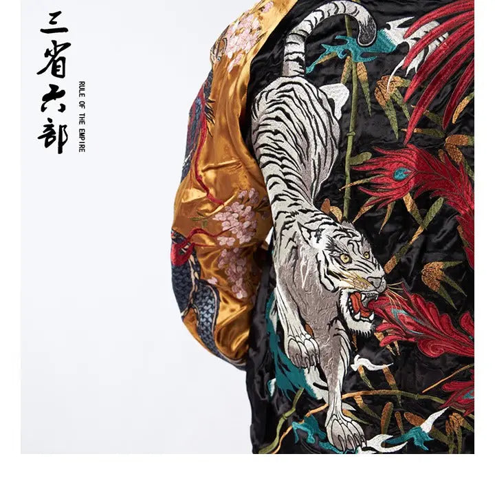 White Tiger Phoenix Sukajan Jacket – Japan Box