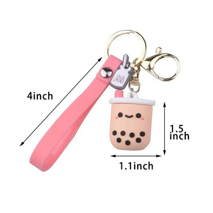 Kawaii Bubble Tea Keychain