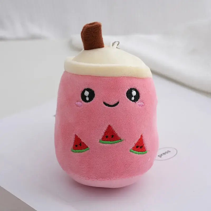 Porte-clés en peluche Bubble Tea