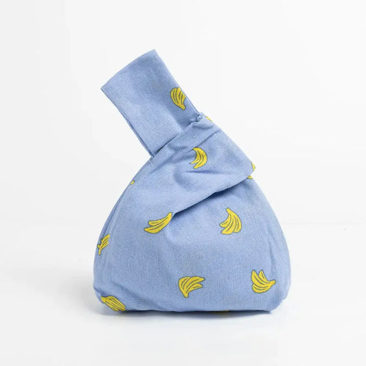 Sac à nœud banane bleu bébé