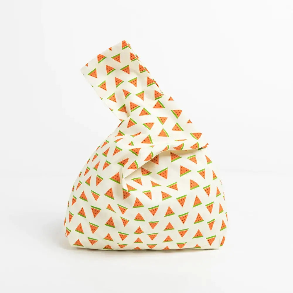 Watermelon Pizza Knot Bag