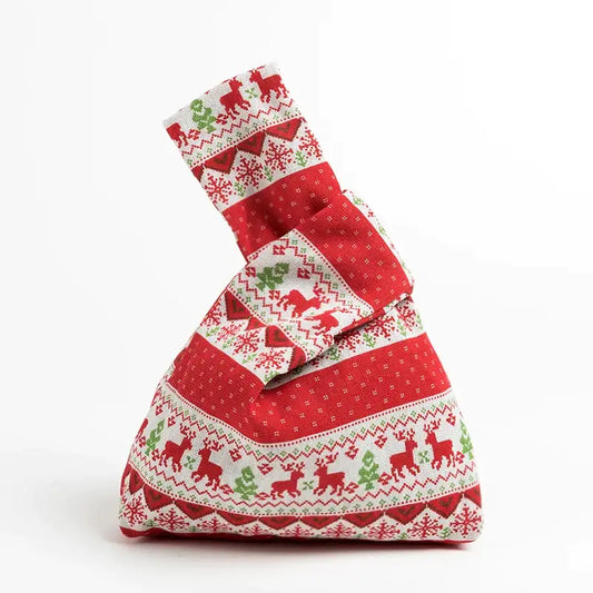 Christmas Knot Bag