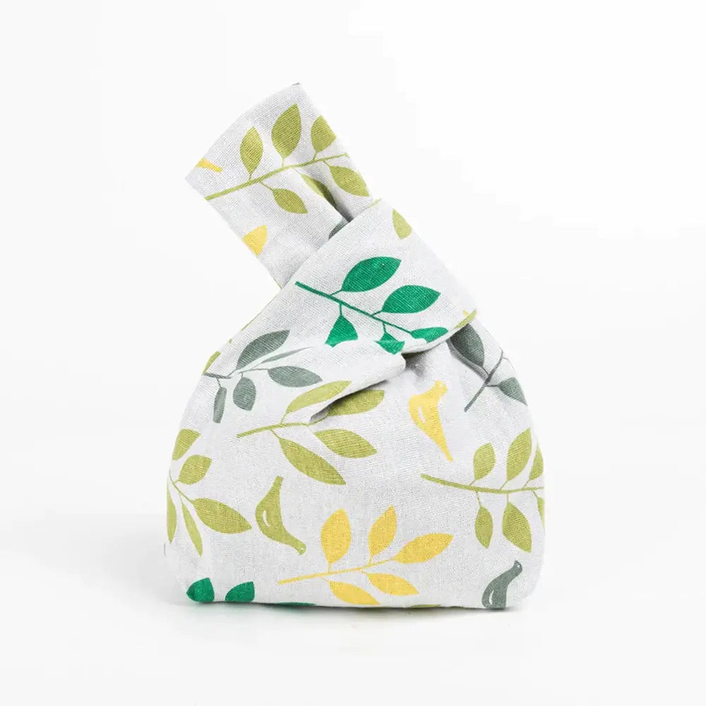 Leafy Tropical Knot Bag