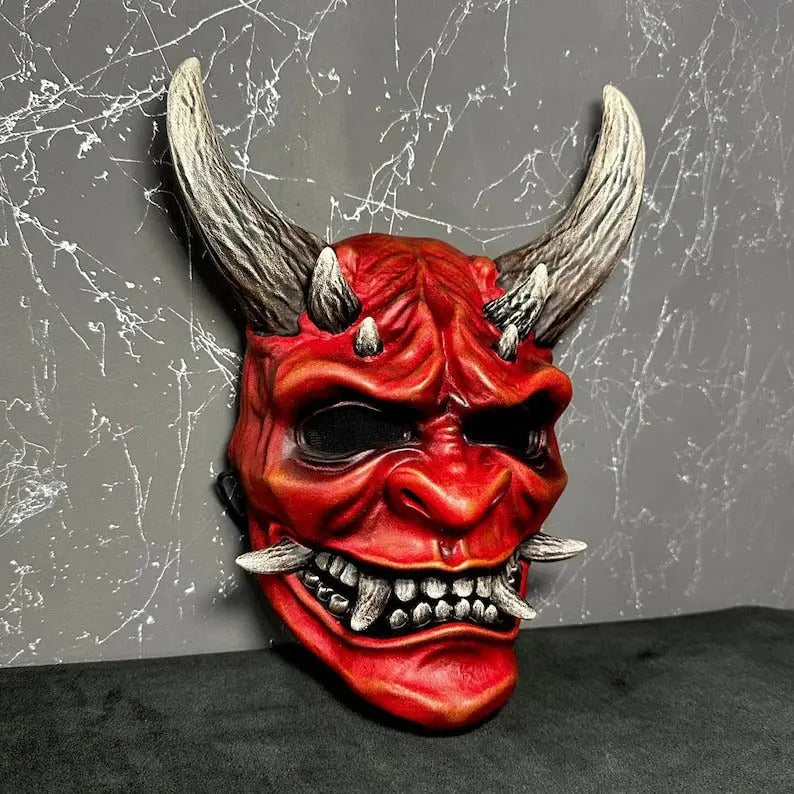 Red Oni Skull Mask