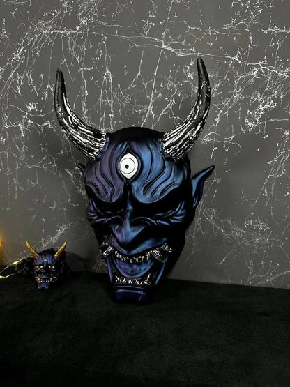 Neon Night Oni Yokai Mask