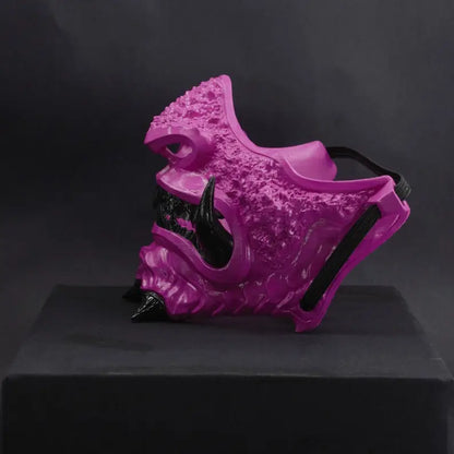 Pink Demon Samurai Oni Mask