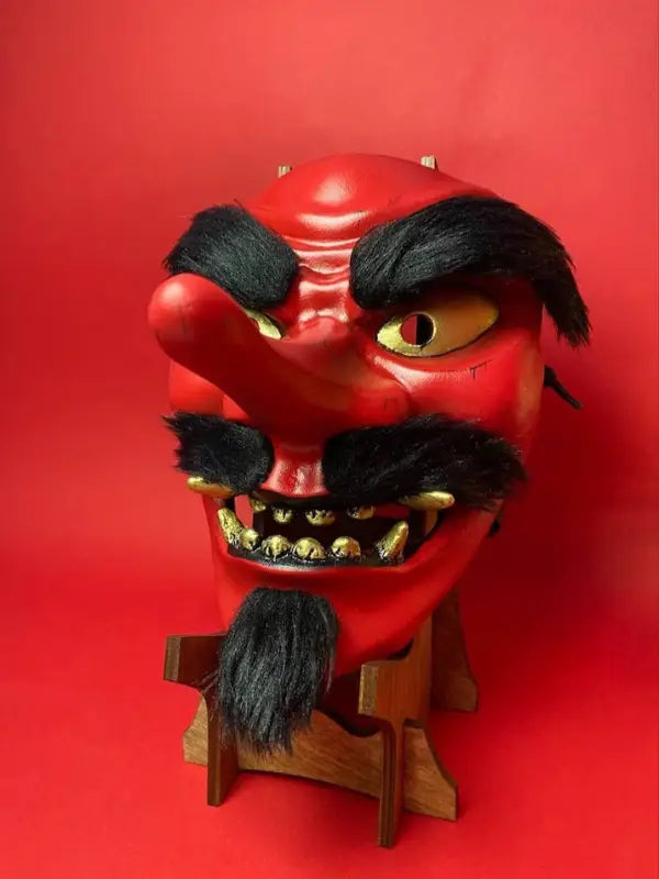 Black Hair Red Tengu Mask – 🈹 JAPAN BOX
