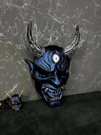 Neon Night Oni Yokai Mask