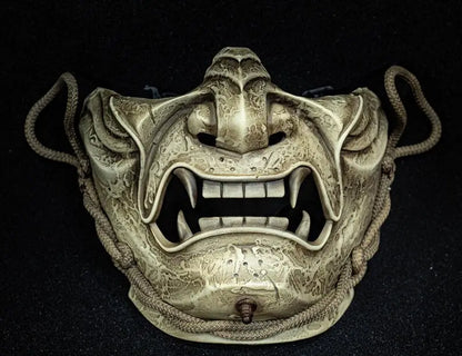 Bone Ghost of Tsushima Samurai Oni Mask