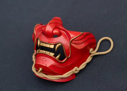 Red Ghost of Tsushima Samurai Oni Mask