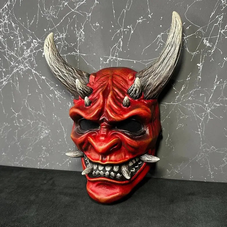 Red Oni Skull Mask